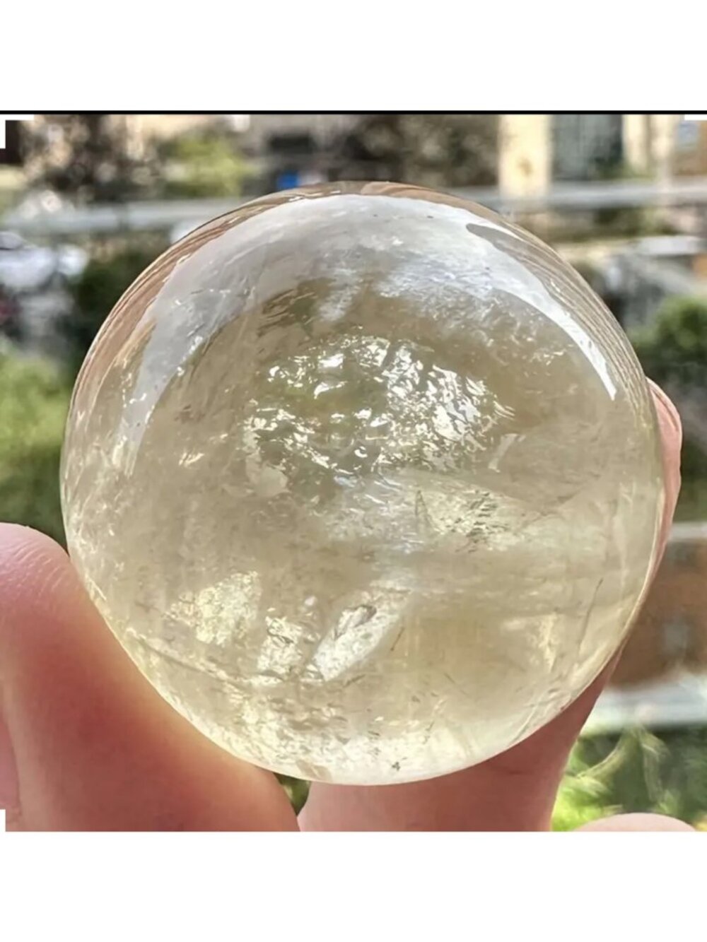 Citrine Crystal Ball 1" Sphere Natural Success Merchant Stone Positive Energy